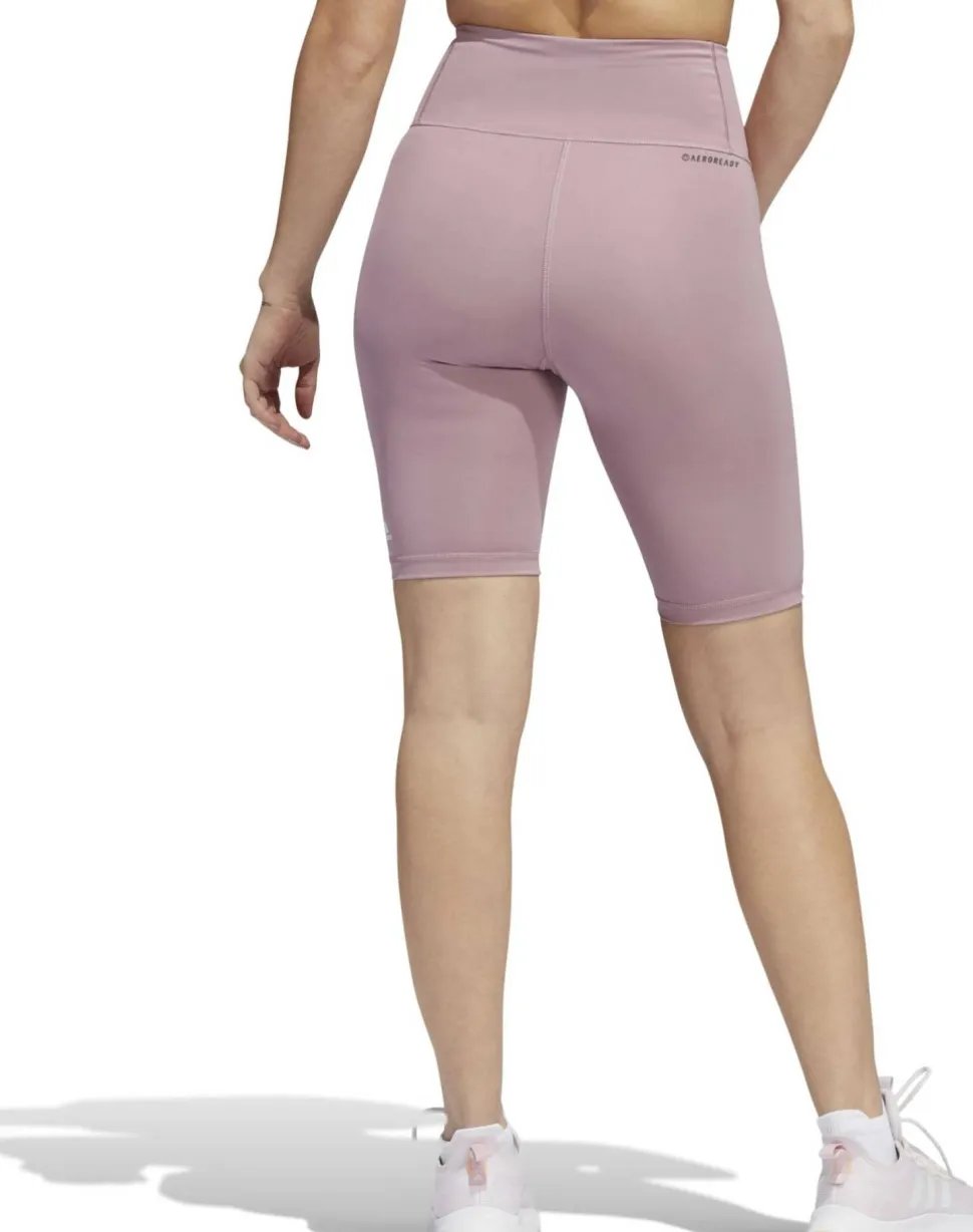 Adidas Women's Optime Training Bike Short Tights Magiv Mauve