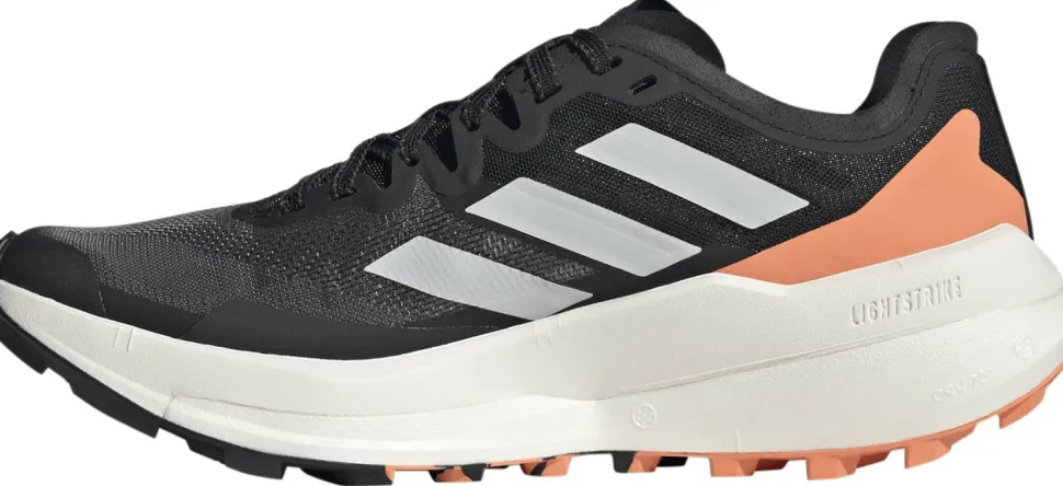 Adidas Women's Terrex Agravic Speed Trail Running Shoes Core Black/Grey One/Amber Tint