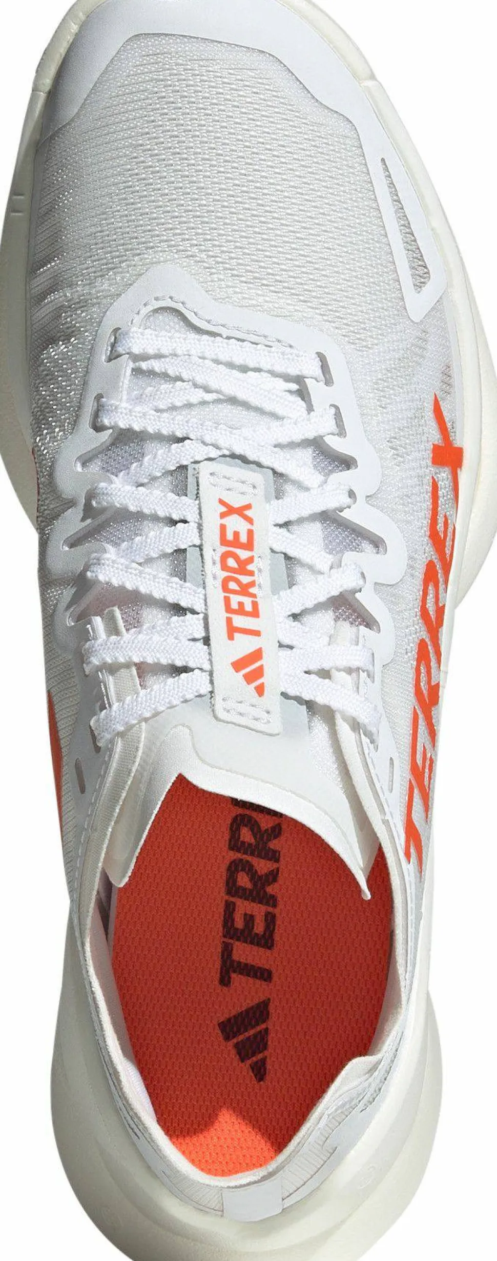 Adidas Women's Terrex Agravic Speed Ultra Trail Running Shoes Cloud White/Impact Orange/Dash Grey
