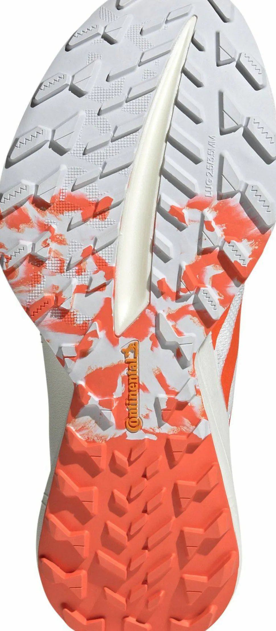 Adidas Women's Terrex Agravic Speed Ultra Trail Running Shoes Cloud White/Impact Orange/Dash Grey