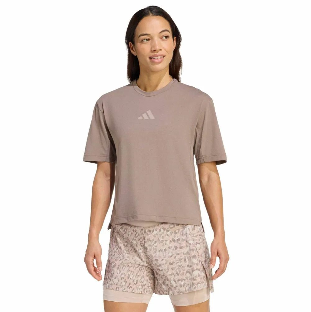 Adidas Women's XPL Trail Tee Trace brown New