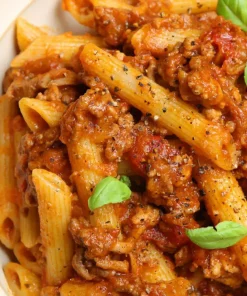 Adventure Menu Penne Bolognese with Parmesan (Big Portion) Nocolour