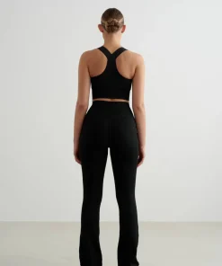 Aim'n Women's High Support Ribbed Bra Black Clearance