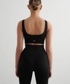 Aim'n Women's Ribbed Seamless Tights Black Hot