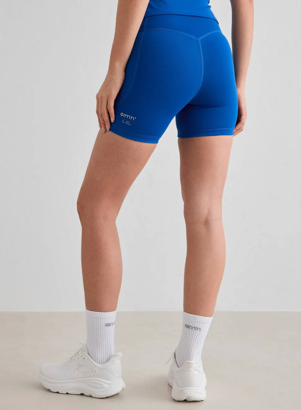 Aim'n Women's Running Midi Biker Shorts Azure