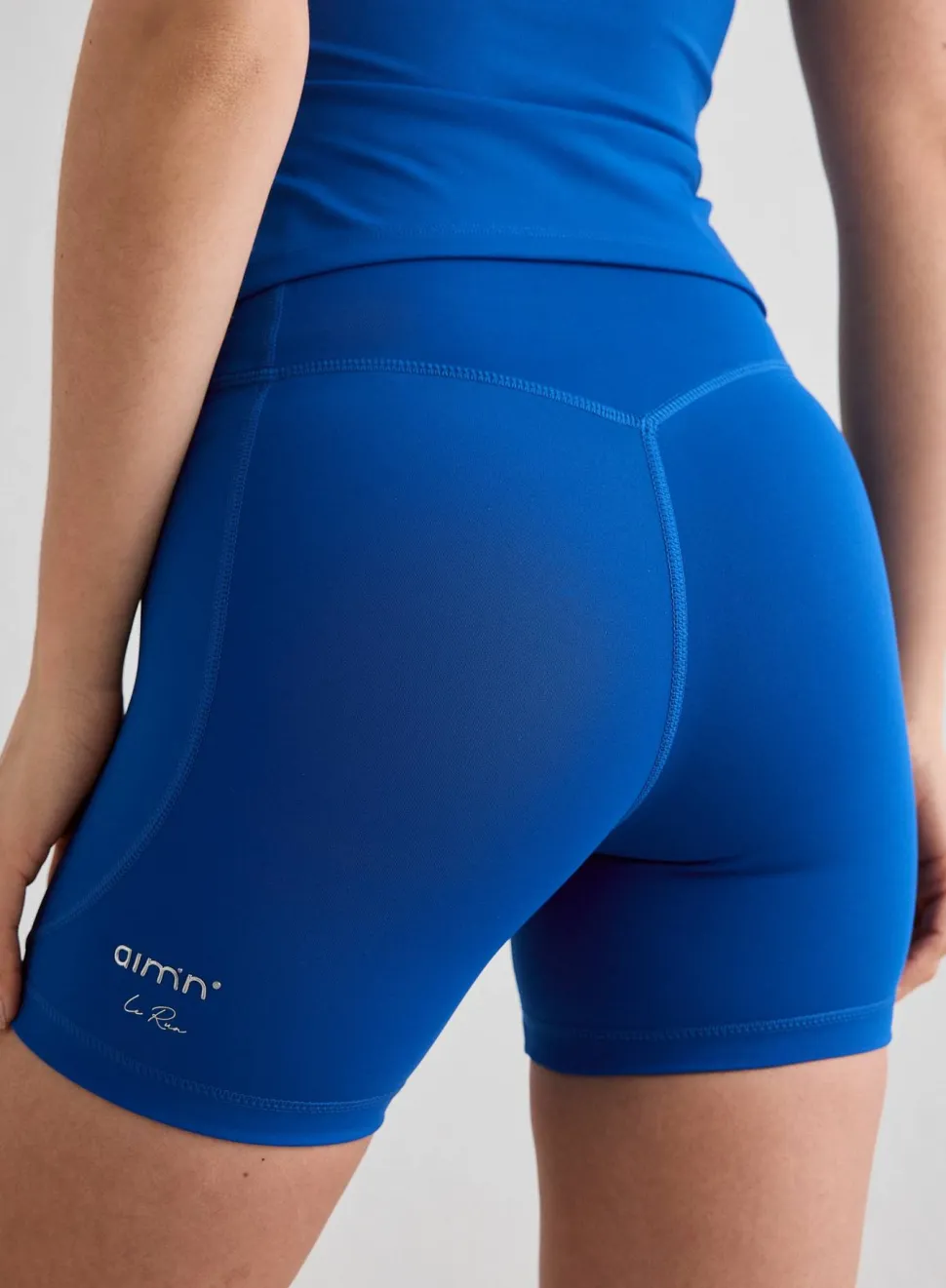 Aim'n Women's Running Midi Biker Shorts Azure