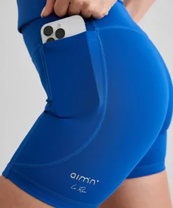 Aim'n Women's Running Midi Biker Shorts Azure