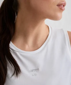 Aim'n Women's Seamless Running Top White