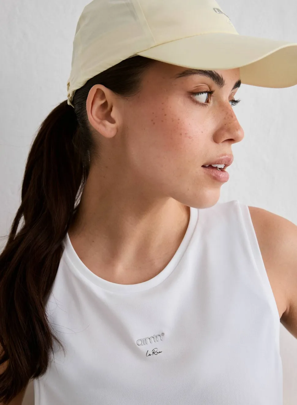 Aim'n Women's Seamless Running Top White