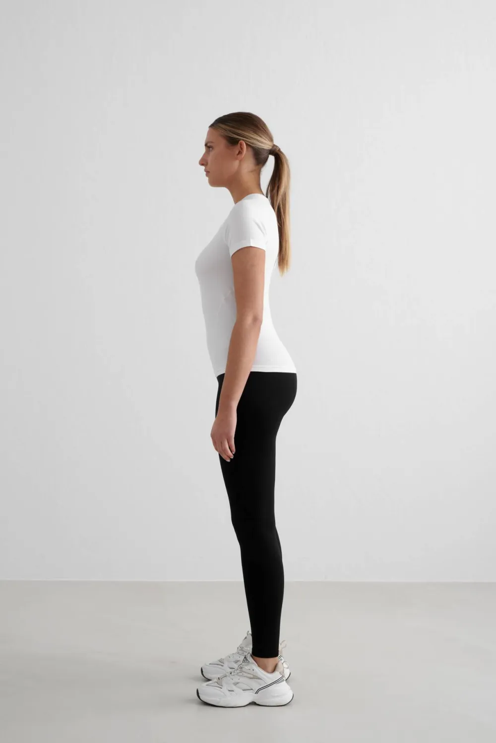 Aim'n Women's Soft Basic Short Sleeve White Online