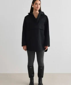 Aim'n Women's Waterproof Oversized Anorak Black