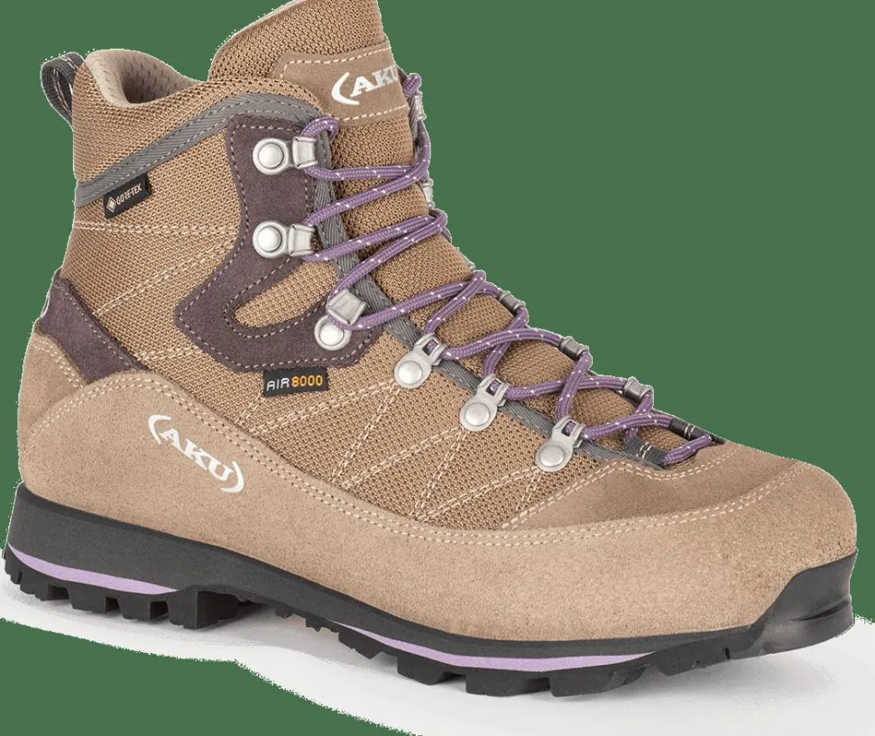Aku Women's Trekker Lite III Wide Gore-Tex Beige/Deep Violet