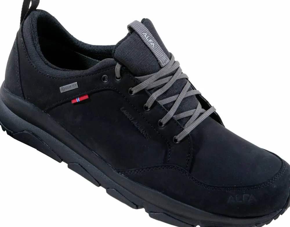 Alfa Men's Laggo Leather Advance GORE-TEX BLACK Outlet