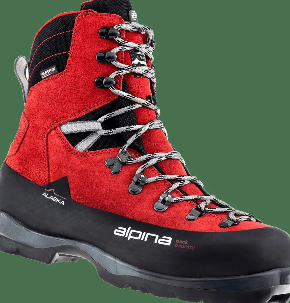 Alpina Alaska BC Red Sort/Oransje Clearance