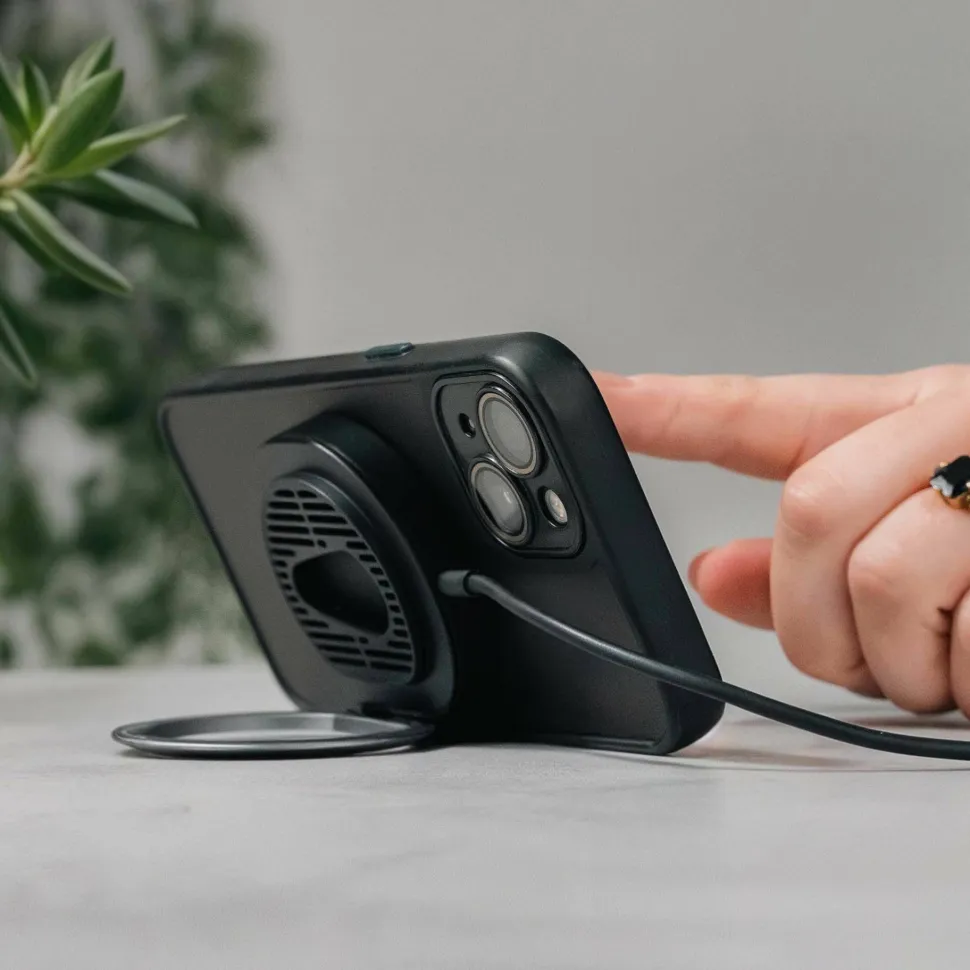 Aqiila Qi2 Wireless Charger With Carmount Black