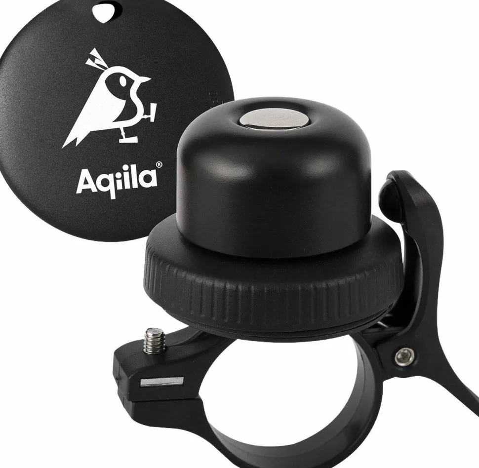 Aqiila Tagbird: Item finder + Bike bell Black