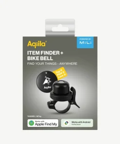 Aqiila Tagbird: Item finder + Bike bell Black