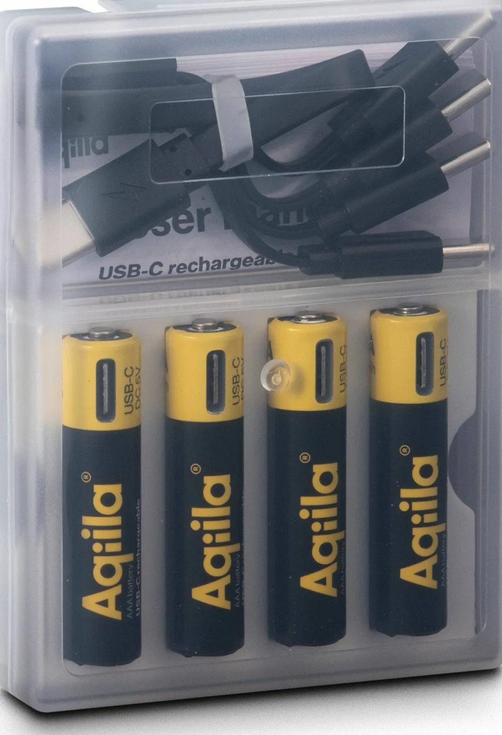 USB-C Rechargeable AAA Battery (1,5 V / 600 mAh) 4-pack Elektronik