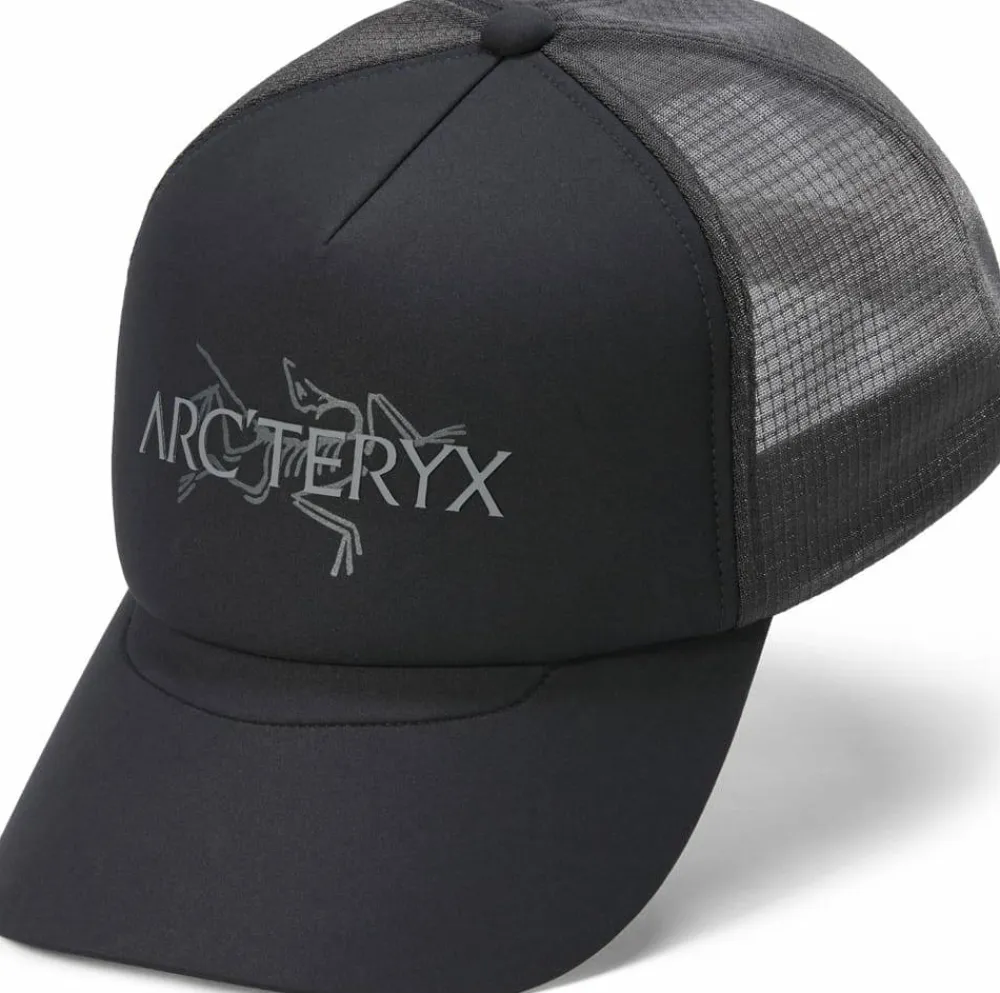 New Bird Word Trucker Hat Black/Cloud Huvudbonader Dam|Huvudbonader Herr