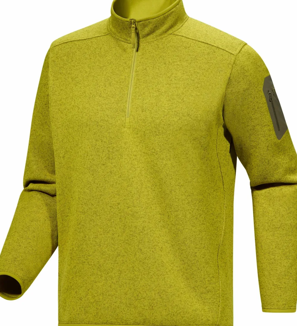 Arc'teryx Men's Covert 1/2 Zip Olive Moss Heather Discount