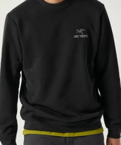 Arc'teryx Men's Emblem Fleece Crew Black Hot