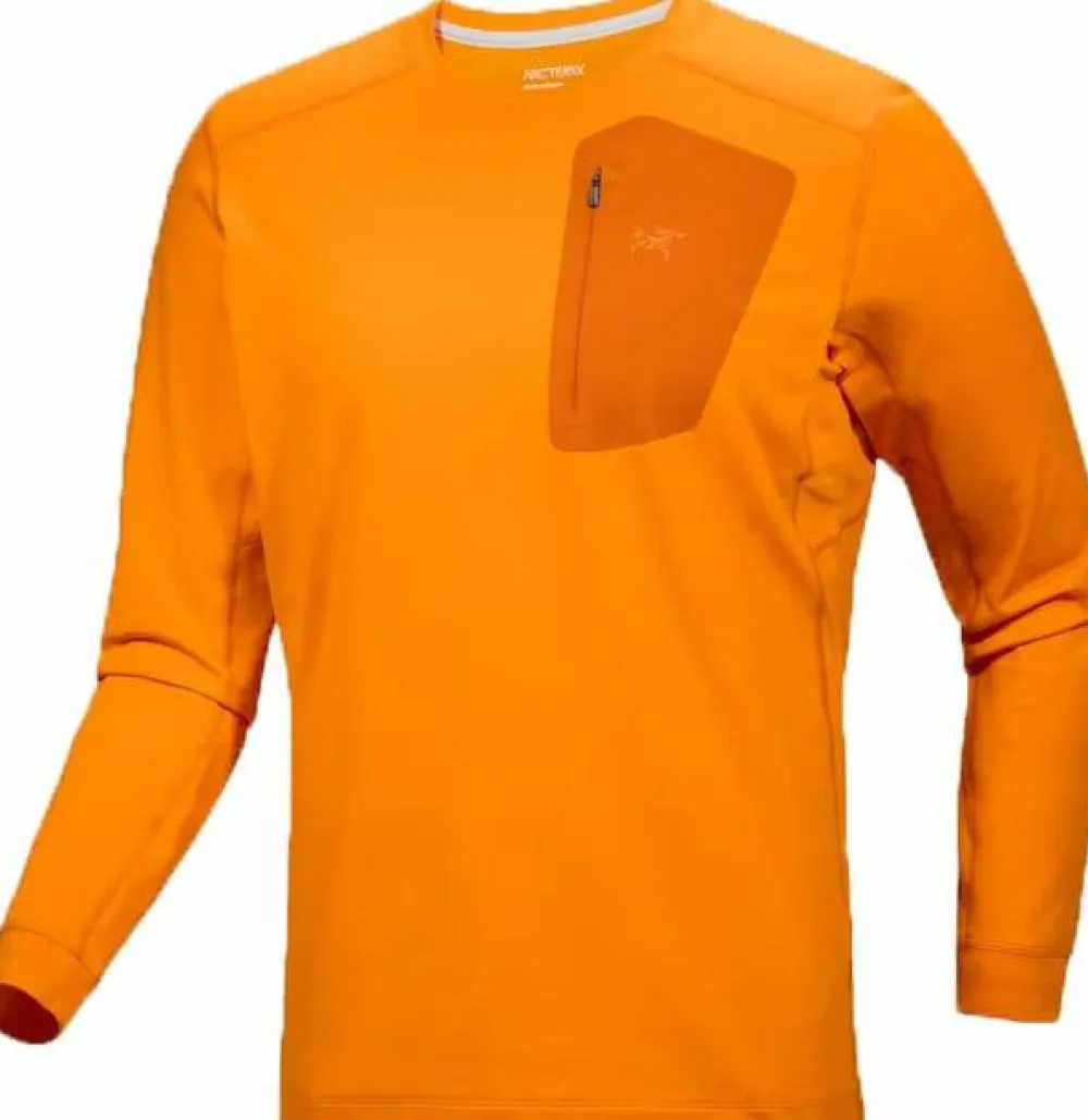 Arc'teryx Men's Rho Lt Crew Neck Blaze Hot