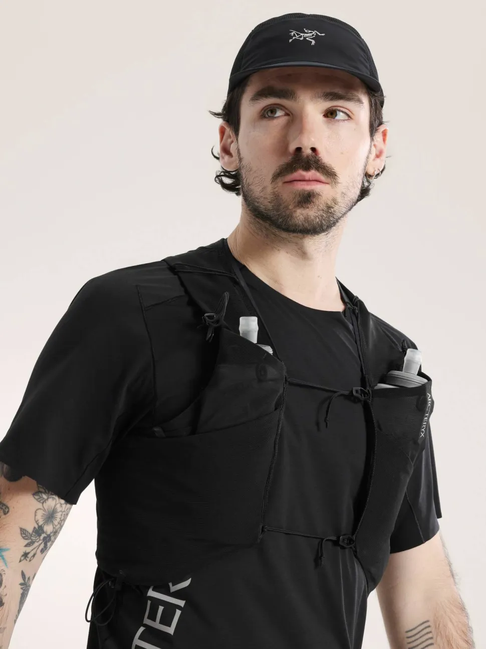 Arc'teryx Norvan Mesh 5 Panel Cap Black/Arctic Silk