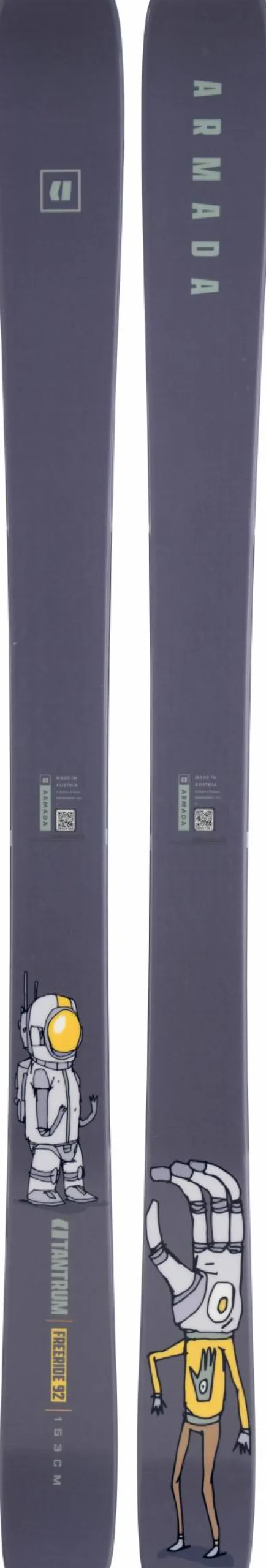 ARMADA Junior's Tantrum 92 Freeride Grey / Yellow
