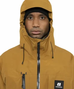 ARMADA Men's Grands 3L Jacket Golden Brown