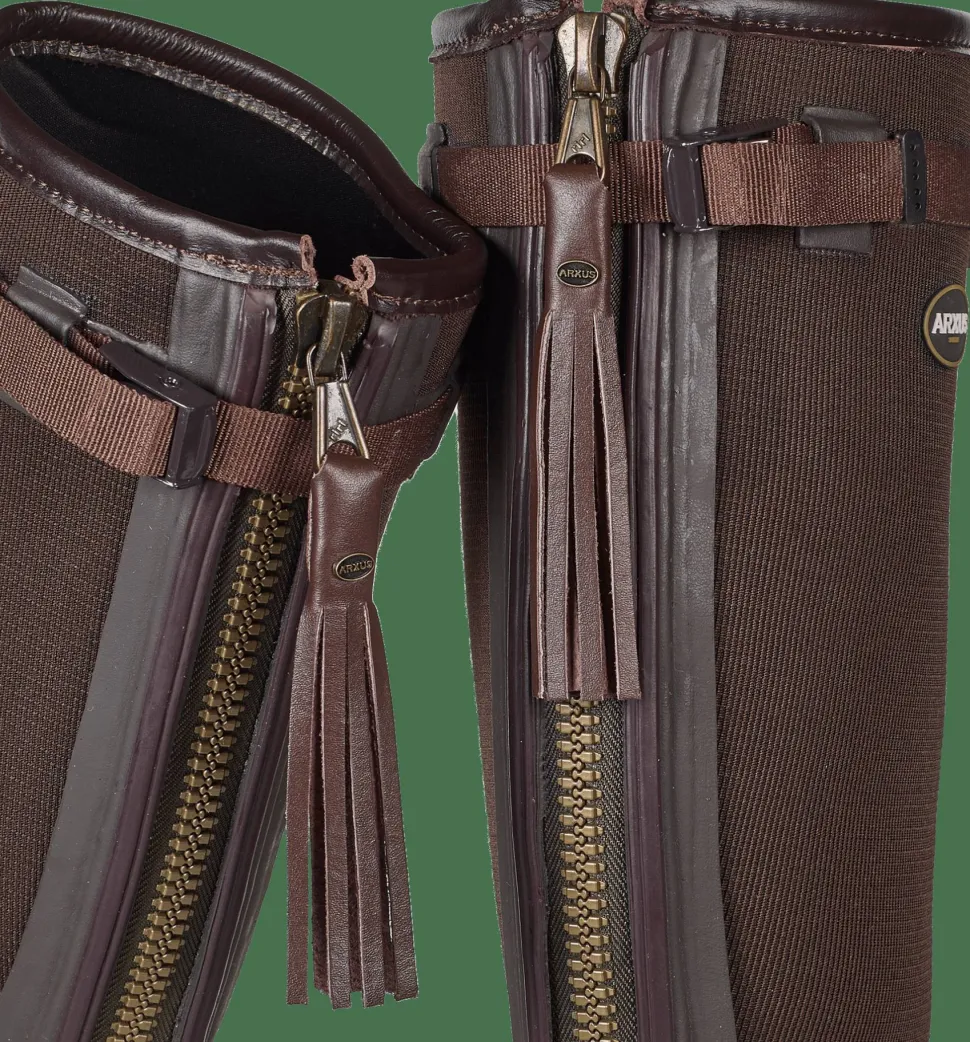 Arxus Boot Tassel Dark Brown