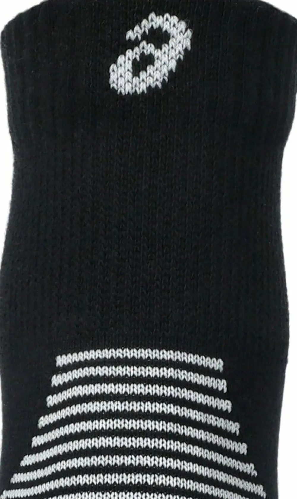 Asics 2 Pack Cushioned Run Quarter Sock Performance Black/Brilliant White Sale