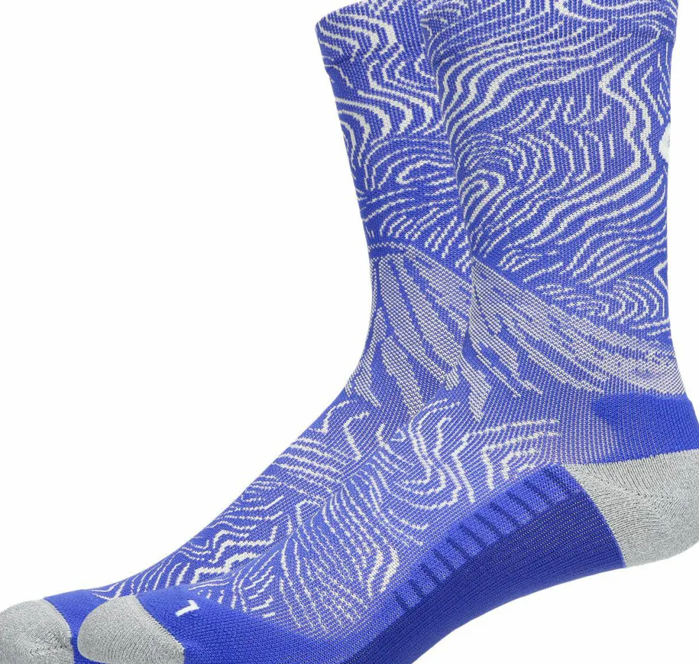 Asics Fujitrail Graphic Crew Sock Cobalt Burst/Cream Discount