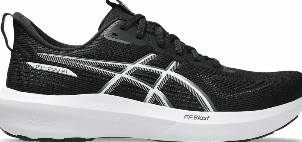 Asics Men's GT-1000 14 Black/White Discount