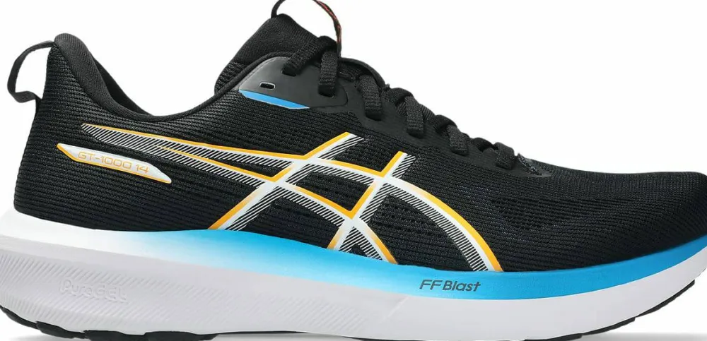 Asics Men's GT-1000 14 Black/Yamabuki Discount