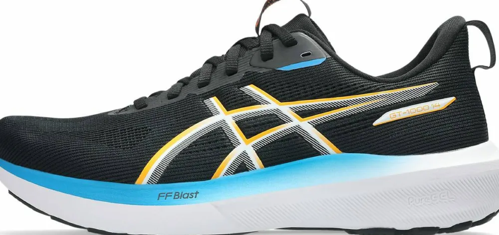 Asics Men's GT-1000 14 Black/Yamabuki Discount