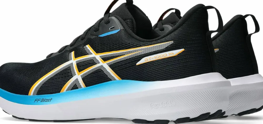 Asics Men's GT-1000 14 Black/Yamabuki Discount