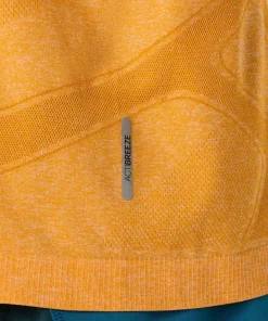 Asics Men's Road Seamless Long Sleeve Top Yamabuki
