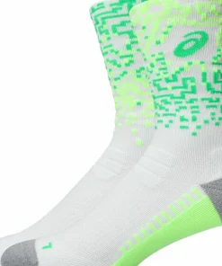 Asics Performance Run Sock Crew Brilliant White/Illum. Green/Vital Green Discount