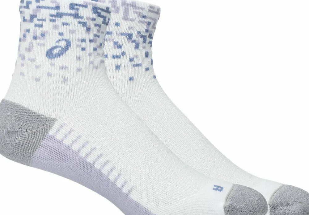 Asics Performance Run Sock Quarter Brilliant White/Lilac Hint/Bluebell Best
