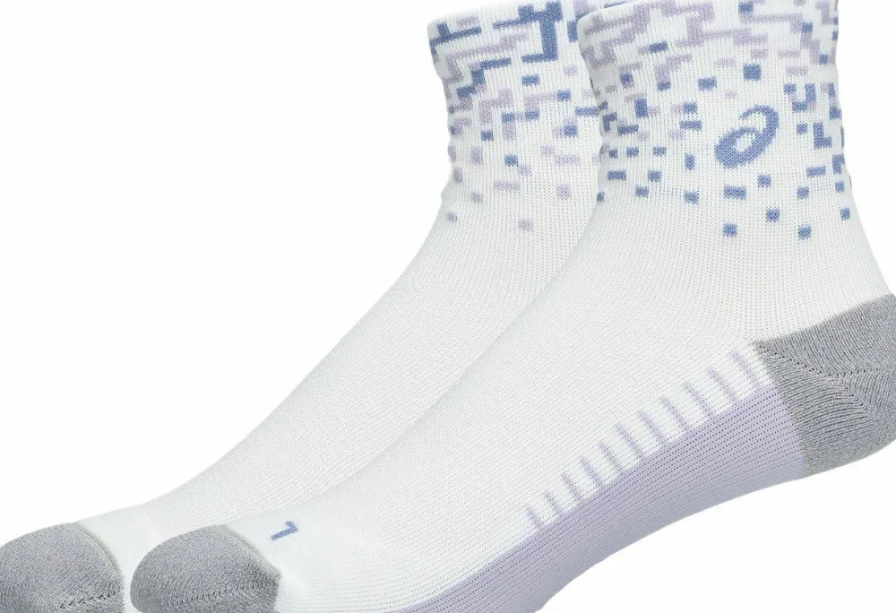 Asics Performance Run Sock Quarter Brilliant White/Lilac Hint/Bluebell Best