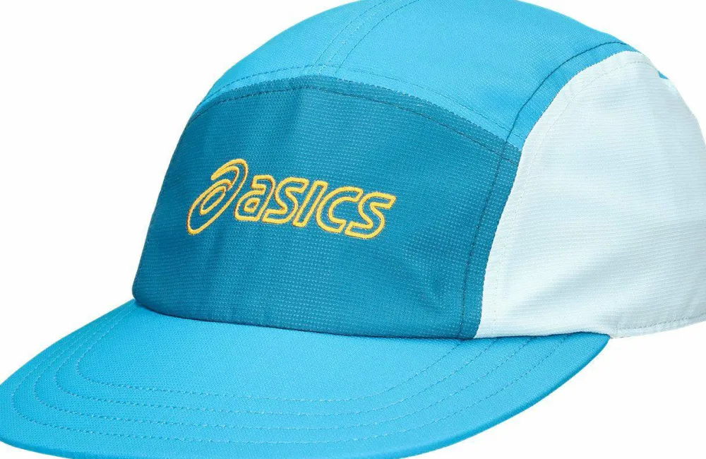 Asics Performance Running 5 Panel Cap Aegean Blue/Dark Teal Discount