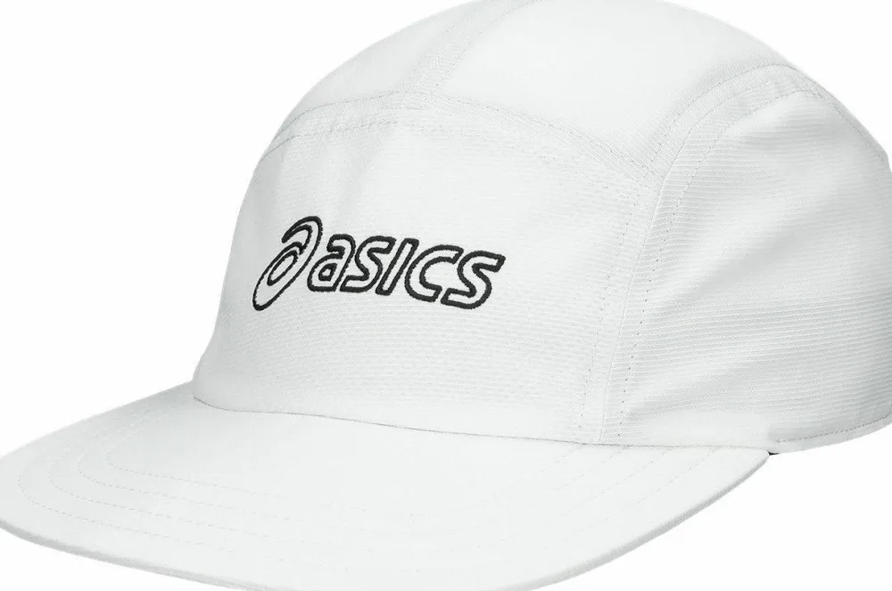 Asics Performance Running 5 Panel Cap Brilliant White Clearance
