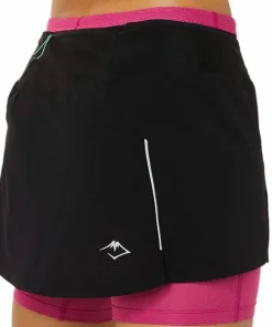 Asics Women's Fujitrail Skort Performance Black/Fuchsia Red