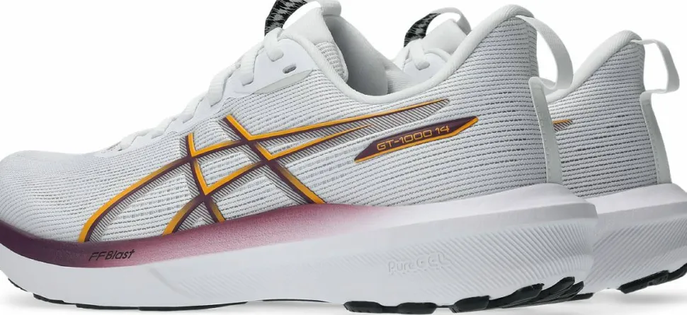 Asics Women's GT-1000 14 White/Yamabuki
