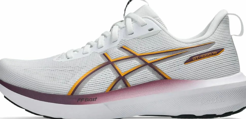 Asics Women's GT-1000 14 White/Yamabuki