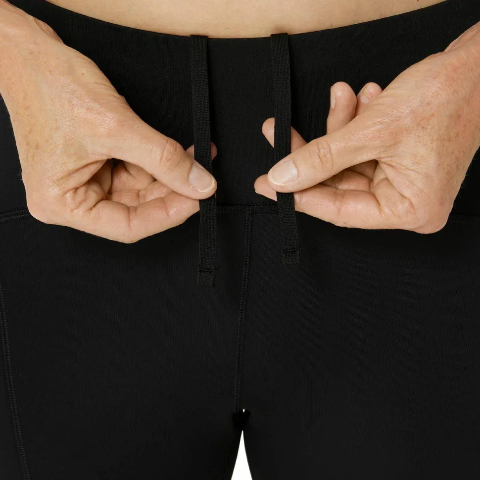 Asics Women's Road High Waist Capri Tight Performance Black