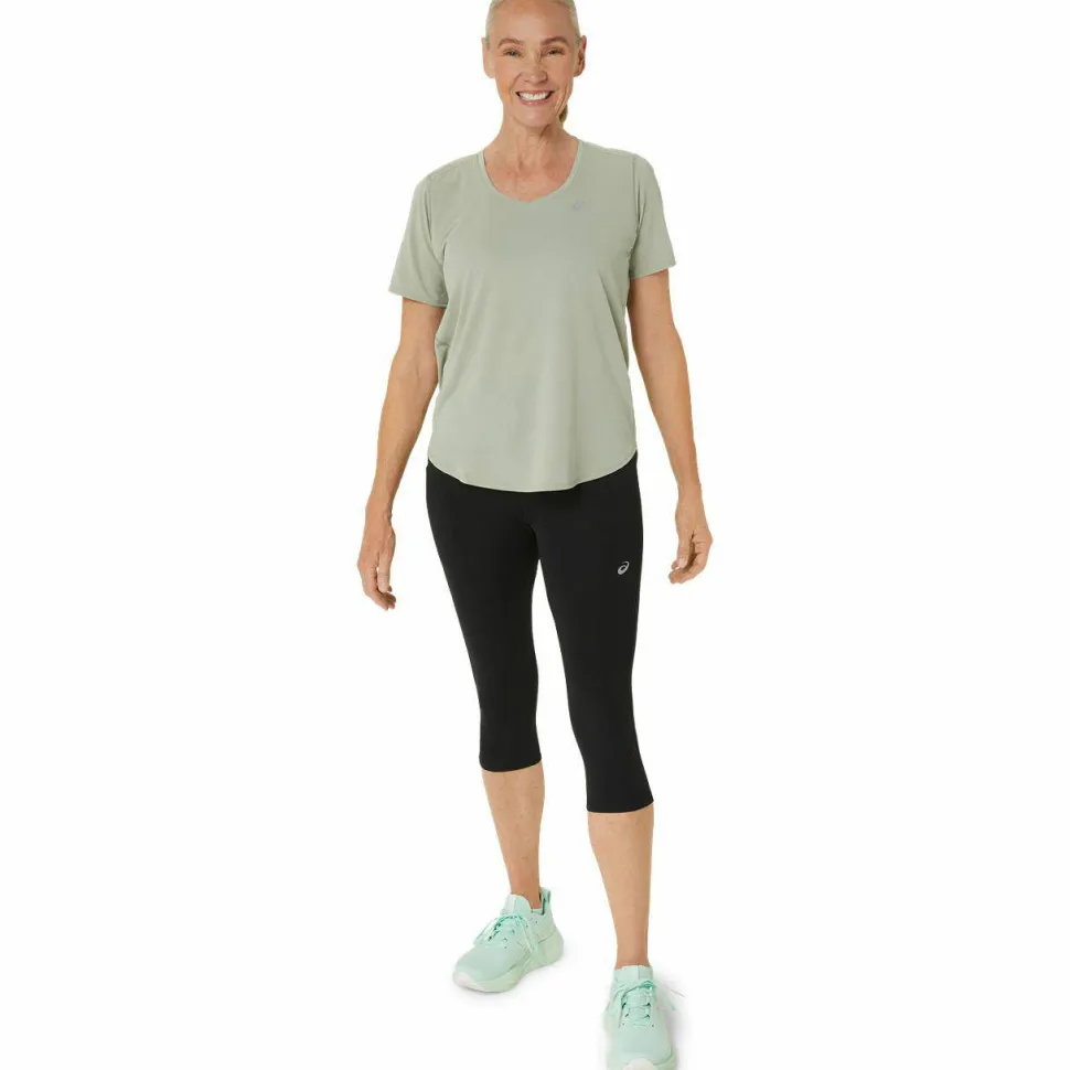 Asics Women's Road High Waist Capri Tight Performance Black