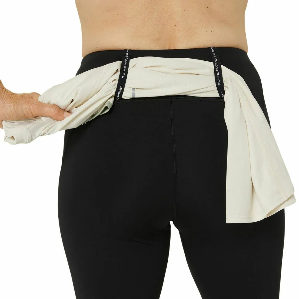 Asics Women's Road High Waist Capri Tight Performance Black