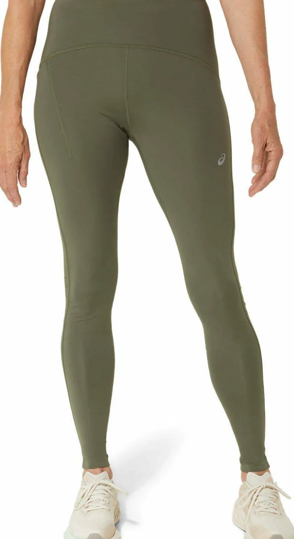 Asics Women's Road High Waist Tight Mantle Green