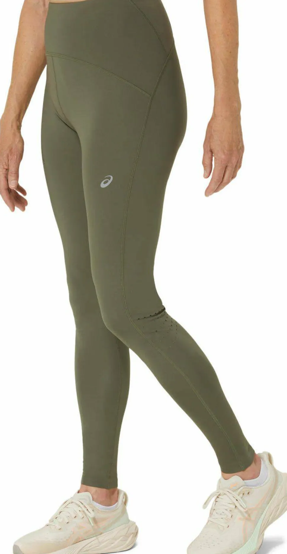 Asics Women's Road High Waist Tight Mantle Green